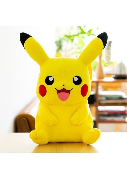 Pokemon Pikachu Peluş Peluş Sevimli Bebek Anime Karakter Doldurulmuş Kolye Oyuncak Çocuk Noel Hediyesi (Yurt Dışından)