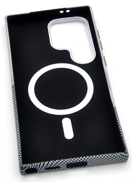 Samsung Galaxy S24 Ultra Uyumlu Dijital Desenli Magsafe Şarj Özellikli Silikon Kapak Kılıf indirimleri