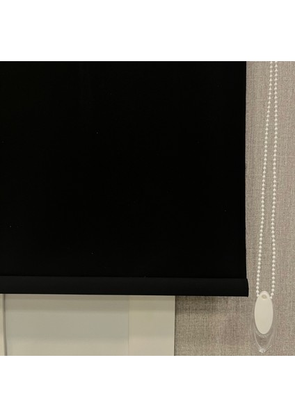 %100 Işık Geçirmez Blackout Stor Perde Siyah fırsatları