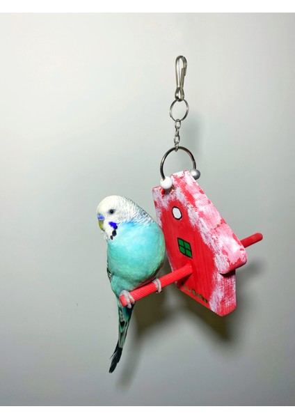 Yılbaşılı Ev Figürlü Kuş Tüneği modelleri