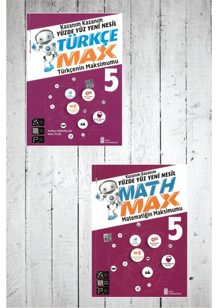 Ata 5.sınıf Türkçe Max-Matematik Max(Yüzde Yüz Yeni Nesil)