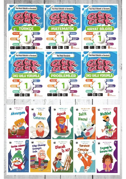 (Sınıf: 1) Gıcır Gıcır Set / Neşeli Öyküler Serisi