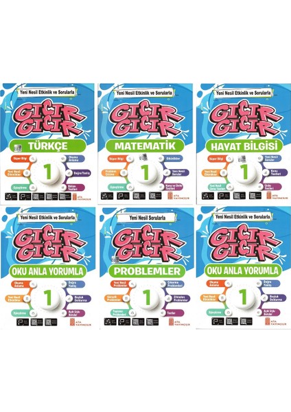 (Sınıf: 1) Gıcır Gıcır Set / Neşeli Öyküler Serisi