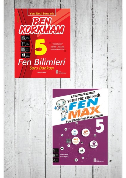 Ata 5.sınıf Ben Korkmam Fen Bilimleri Soru Bankası -Math Max