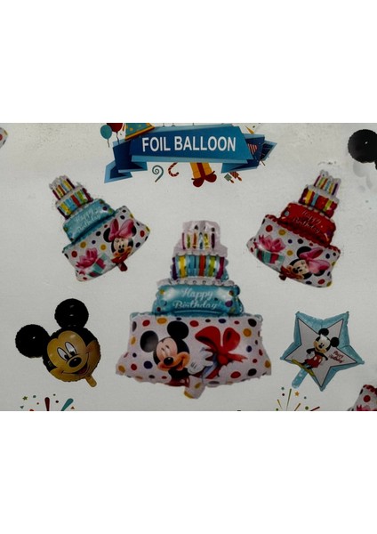 Mickey Mouse 5li Folyo Balon Seti