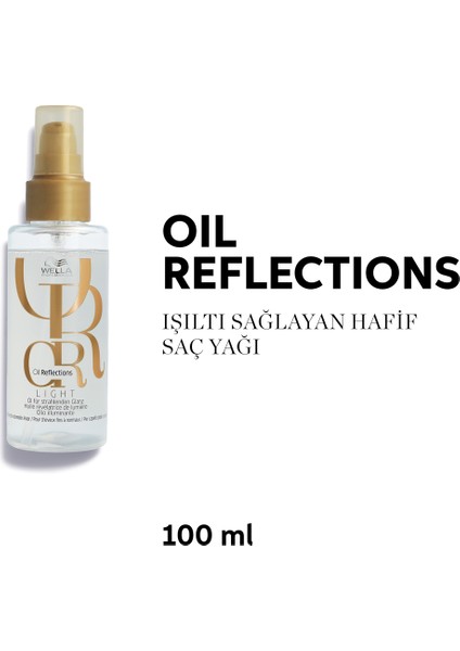 Professionals Oil Reflections Işıltı Sağlayan Pürüzsüzleştirici Yağ 100 ml