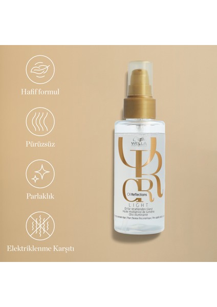 Professionals Oil Reflections Işıltı Sağlayan Pürüzsüzleştirici Yağ 100 ml