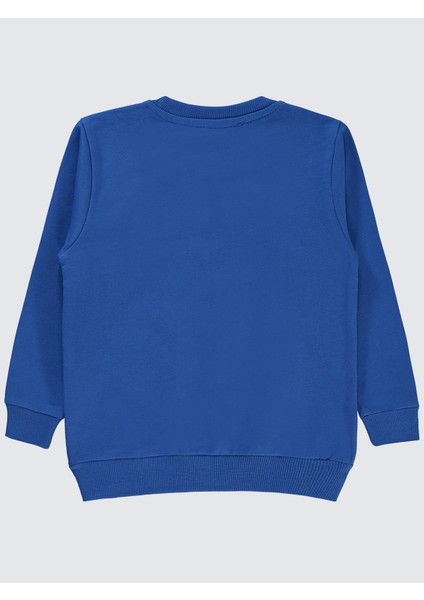 Erkek Çocuk Sweatshirt 2-5 Yaş Saks Mavisi fiyatları