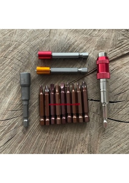 Esnek Manyetik Bits Uzatma Matkap Uç Seti PH1-PZ1-PH2-T30-PZ3-13PCS