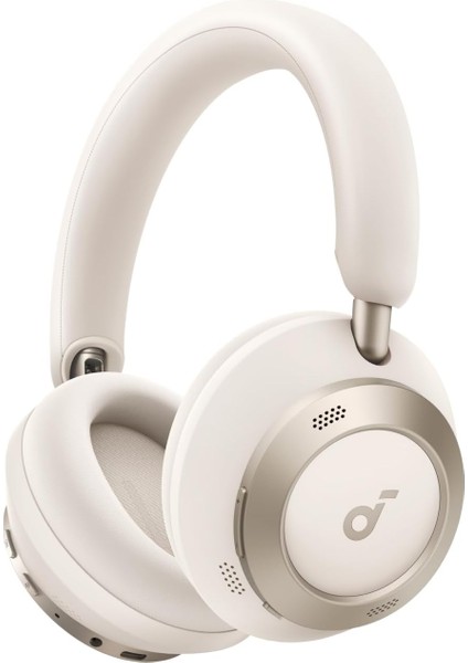 Soundcore Space One Pro Katlanabilir Kulak Üstü Bluetooth Kulaklık - 4 Aşamalı Gürültü Engelleme - Krem - A3062