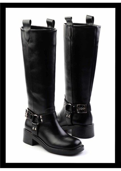 Siyah Kadın Çizme K03503743009