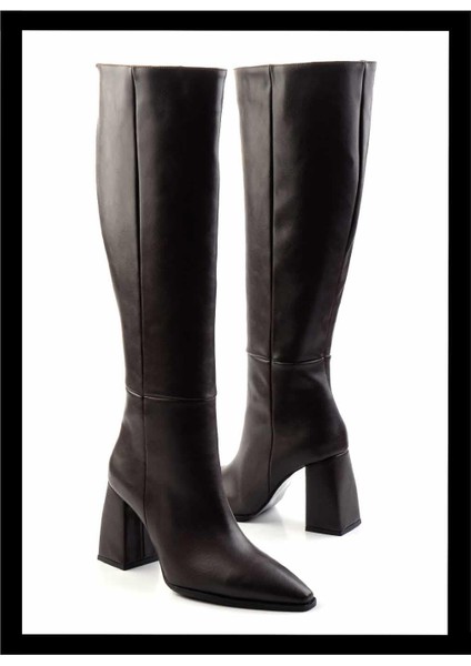 Kahve Kadın Çizme K03667230509