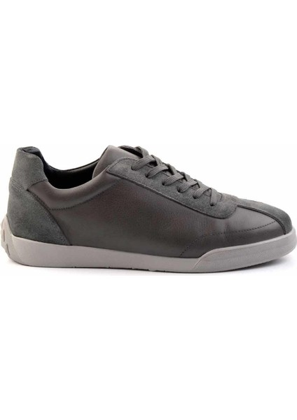 Gri Napa Deri Erkek Sneaker E01728019243