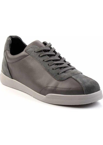 Gri Napa Deri Erkek Sneaker E01728019243