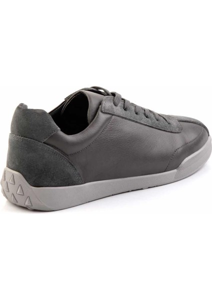 Gri Napa Deri Erkek Sneaker E01728019243