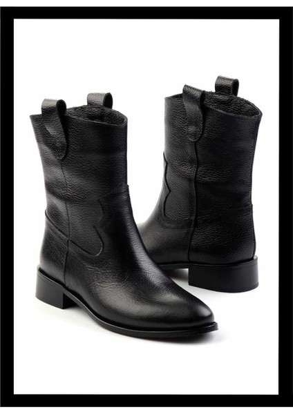 Siyah Kadın Bot & Bootie K02140437003