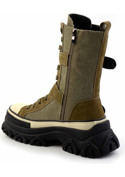 Haki Keten Kadın Bot & Bootie K02185039718 fırsatları