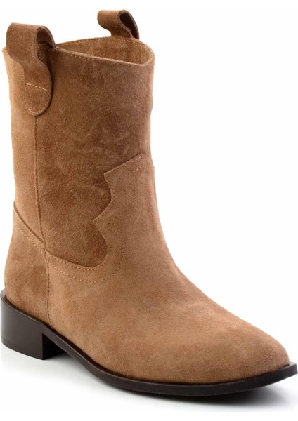 Taba Süet Deri Kadın Bot & Bootie K02140437002 modelleri