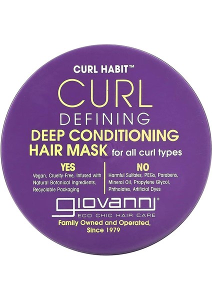 Curl Habit Bukle Belirginleştirici Saç Maskesi 295 ml