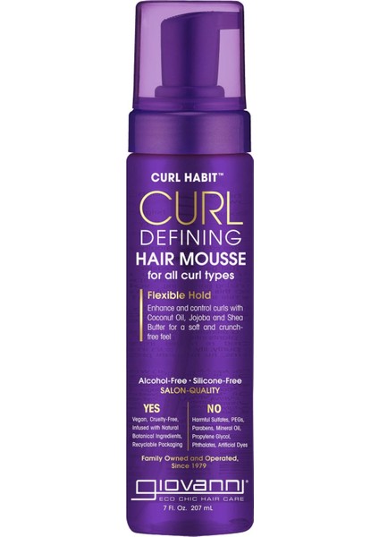 Curl Habit Bukle Belirginleştirici Saç Köpüğü 207 ml