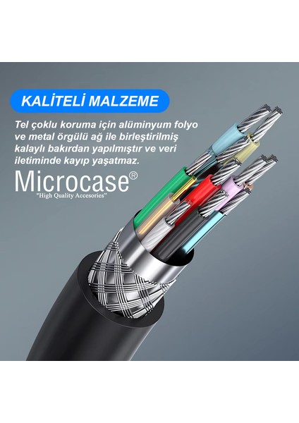 USB A To USB A Iki Ucu Erkek Çift Taraflu USB 3.0 Kablo 50 cm AL4777