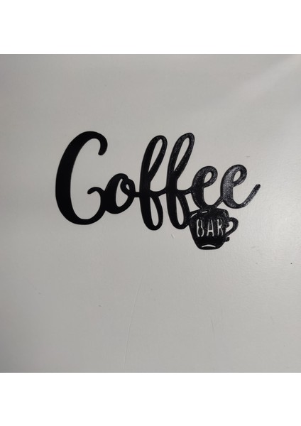 Coffeebar 3D Baskı Duvar Süsü