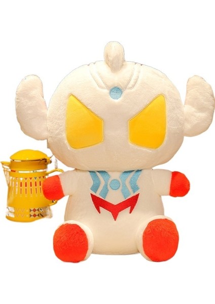 Sevimli Karikatür Ultraman Peluş Oyuncak Tiga Bebek Çocuk Doğum Günü Hediyesi Bebek 50 cm (Yurt Dışından)