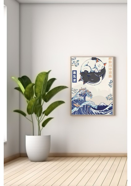 A3 Waves Baskılı Poster