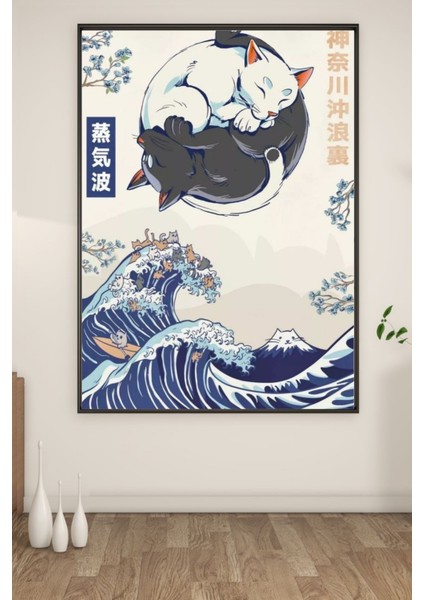 A3 Waves Baskılı Poster