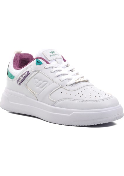 Beyaz-Mor Sneaker