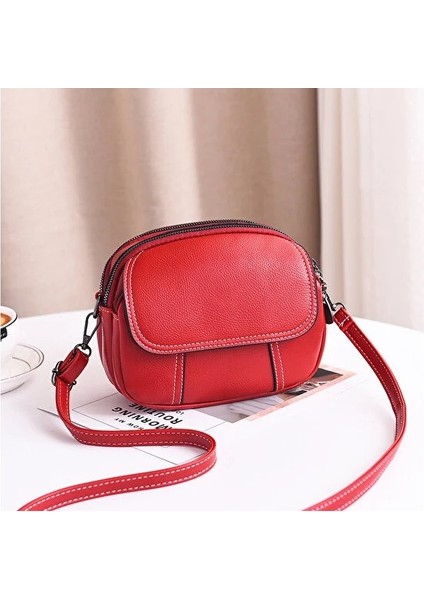 Yaz Kadın Küçük Yuvarlak Kore Versiyonu Öğrenci Cep Telefonu Omuz Crossbody Moda Çanta (Yurt Dışından) modelleri