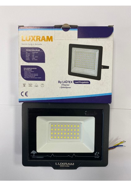 50W LED Projektör 6500K