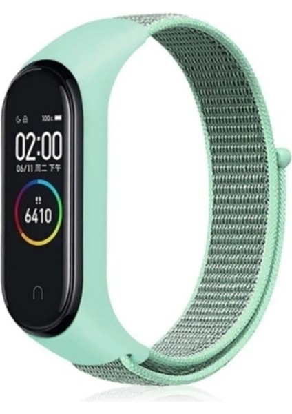 Xiaomi Mi Band 7/6/5/4/3 Uyumlu Kumaş Cırtlı Kordon Kayış