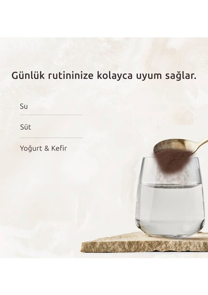 Kakaolu Öğün Tozu Whey Proteini, Kolajen, Lif- Doğal Içerikli