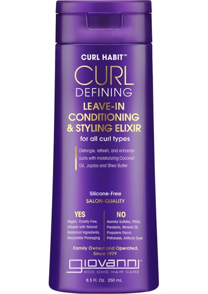 Curl Habit Bukle Belirginleştirici Durulanmayan Saç Kremi 250 ml