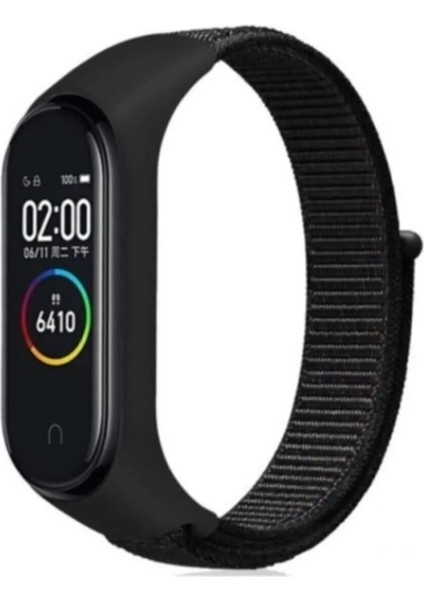 Xiaomi Mi Band 7/6/5/4/3 Uyumlu Kumaş Cırtlı Kordon Kayış