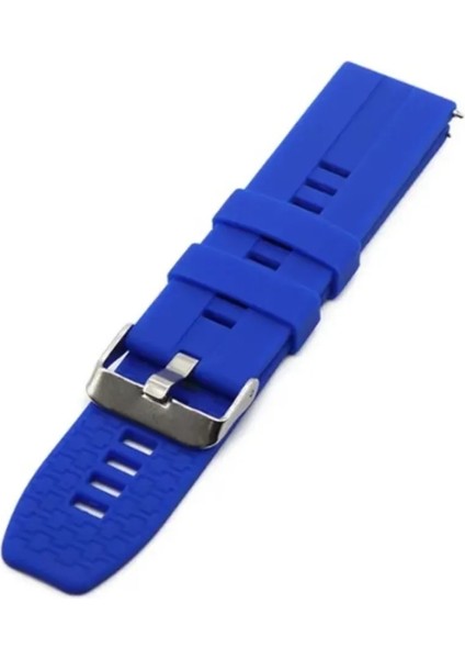 Huawei Gt5/gt4/gt3/gt2 - 46MM (22MM) Uyumlu Tokalı Silikon Kordon Kayış
