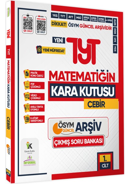 2025 TYT Matematiğin Kara Kutusu 1.- 2. Cilt ve Geometri Çıkmış Soru Bankası 3’lü Set