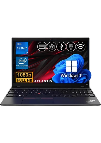 Thinkpad L15 I7-1255U 8gb 512GB M.2 SSD 21C30074TX ATL11 15.6" W11PRO Dizüstü Bilgisayar