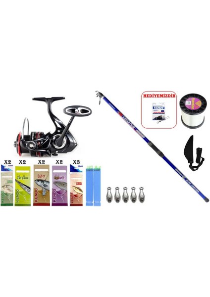 Strong 4.20M 100-250GR & Remixon Harmony 7000D Surf Seti