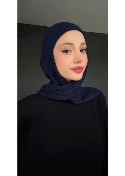 1185 Simli Atkılı Bere-Lacivert