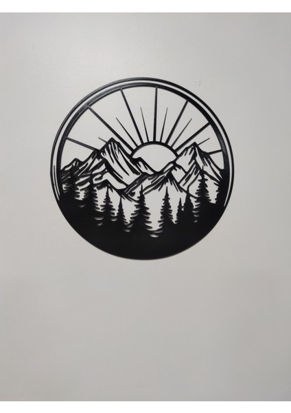 Gün Doğumu 3D Baskı Duvar Süsü