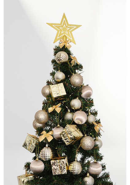 Yılbaşı Çam Ağacı Süsü 30 Parça Lüks Gold Noel Süsü fiyatları