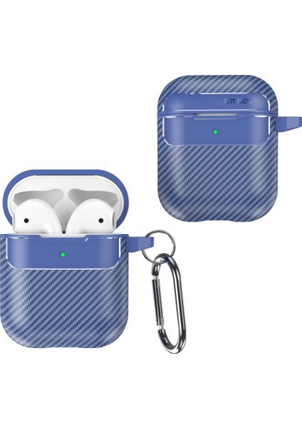 Airpods 1 / 2 Için Karbon Fiber Kulaklık Kılıfı (Yurt Dışından)