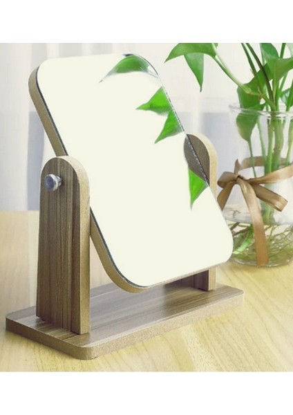 Dekoratif Makyaj Aynası Standlı Ayna Masa Aynası Ahşaptan - Özel Tasarım indirimleri