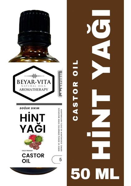 Hint Yağı - Castor Oil 50 ml