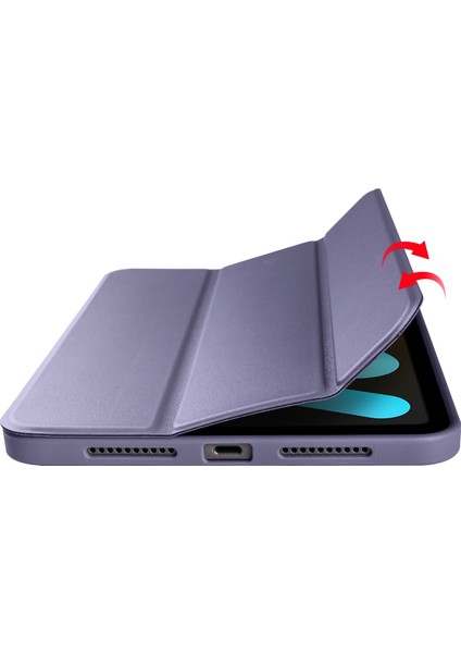 iPad Mini 6 / Mini 2024 Için Tpu + Pu Deri Kılıf (Yurt Dışından)