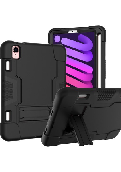 iPad Mini 2024 / Mini 6 Için Silikon + Pc Koruyucu Kılıf (Yurt Dışından)