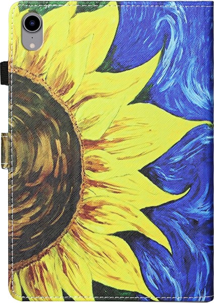 iPad Mini 2024 / Mini 6 Için Renkli Çizim Deri Kılıf (Yurt Dışından)