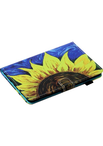 iPad Mini 2024 / Mini 6 Için Renkli Çizim Deri Kılıf (Yurt Dışından)